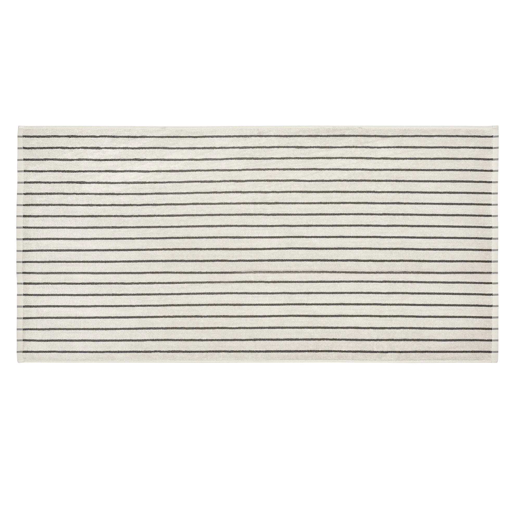 Badetuch -ARTO- Farbe Moonbeam/Magnet dünne Streifen Size 70 x 140 cm