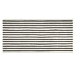 Badetuch -ARTO- Farbe Moonbeam/Magnet dicke Streifen Size 70 x 140 cm