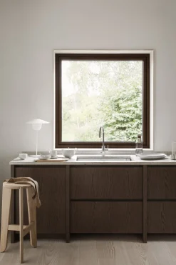 Barhocker -ELI- Farbton Holz, Höhe 75 cm