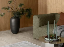 Bodenvase -CEOLA- Farbe Black Höhe 63 cm