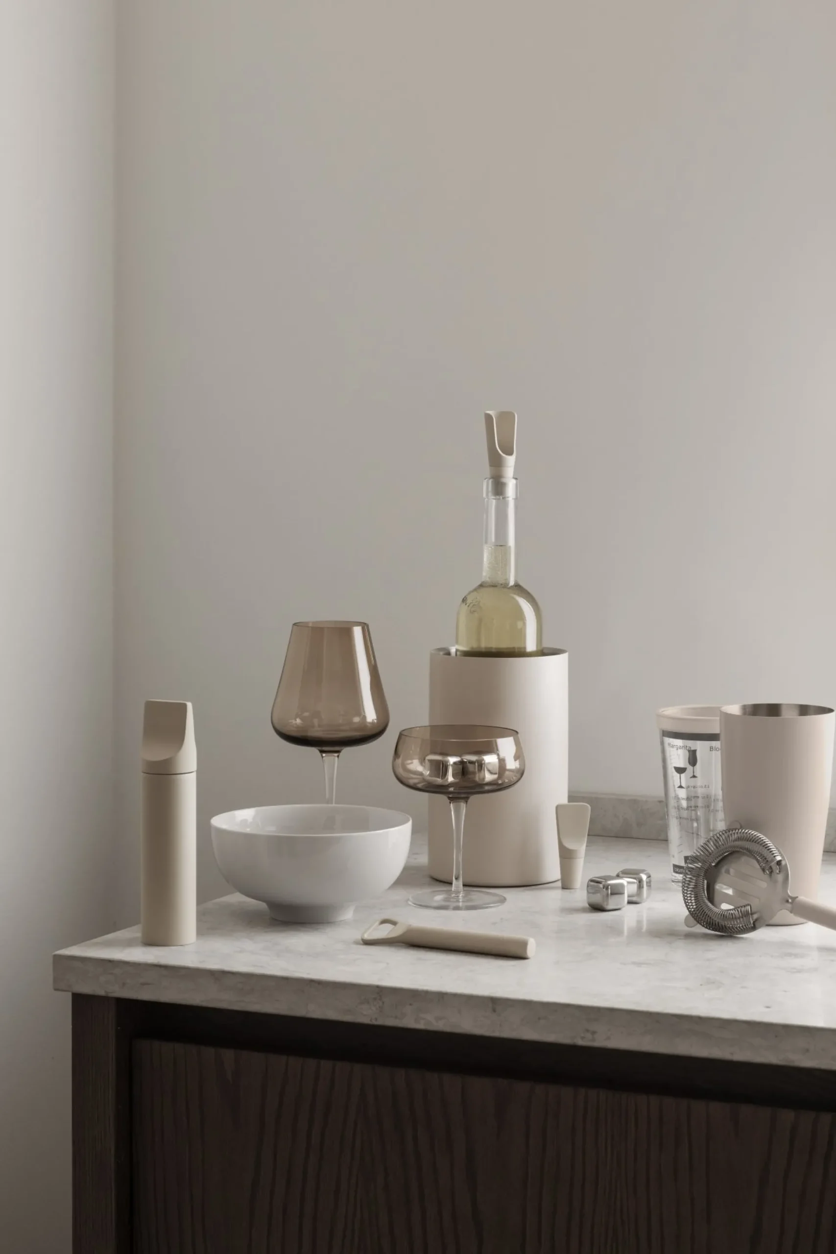 Boston Shaker-Set -LOUNGE- Farbe Silver