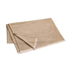 Decke -MELANGE- Farbe Tan - Size 130 x 200 cm