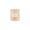 Duftkerze -FRABLI- Farbe, Travertin - Duft: Cotton Island Size L