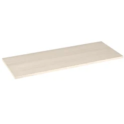 Einlegeboden -SUKOYA- Farbe weiß geölt Size L 100 x 40 cm für Metallregal