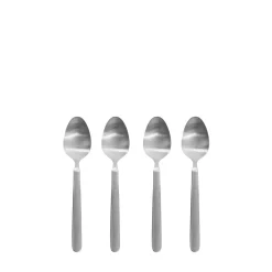 4er Set Espressolöffel -STELLA- Farbe Silber