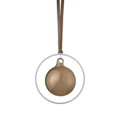 4er Set Weihnachtsschmuck -KITAI- Farbe Coffee