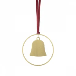 4er Set Weihnachtsschmuck -KITAI- Farbe Gold - Form Glocken