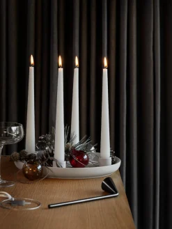 4er Set Weihnachtsschmuck -KITAI- Farbe Silber Port