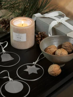 4er Set Weihnachtsschmuck -KITAI- Farbe Silber Glocken