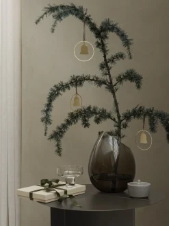 4er Set Weihnachtsschmuck -KITAI- Farbe Gold - Form Glocken