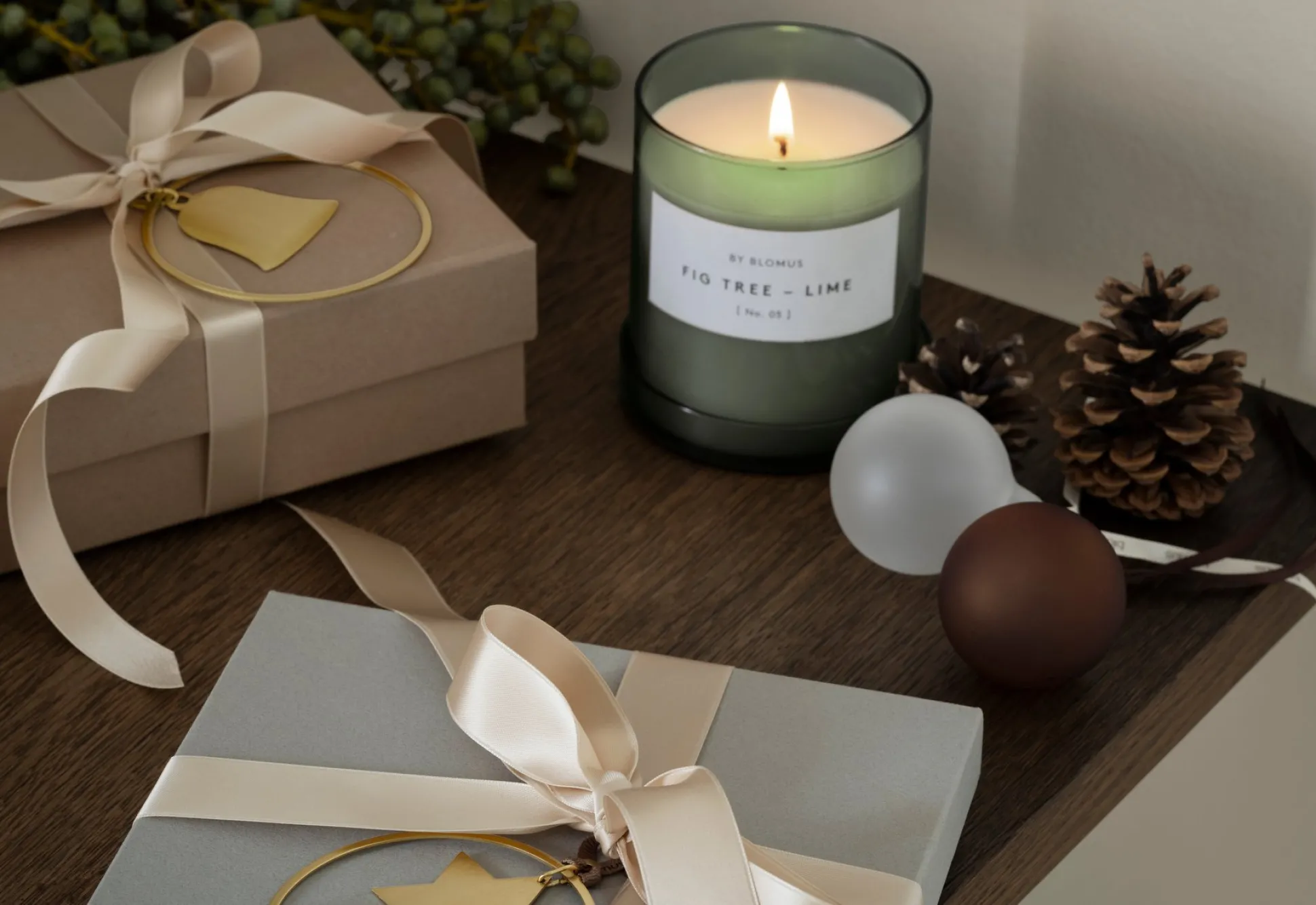 4er Set Weihnachtsschmuck -KITAI- Farbe Gold - Form Glocken