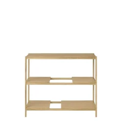 Holzregal -SUKOYA- Farbe natürlich geölt Size S 105 x 92 cm