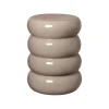 Keramik Hocker -TORU- Farbe Fungi Form rund