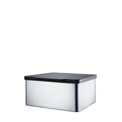 Kosmetiktuchbox -MENOTO- Farbe Edelstahl matt