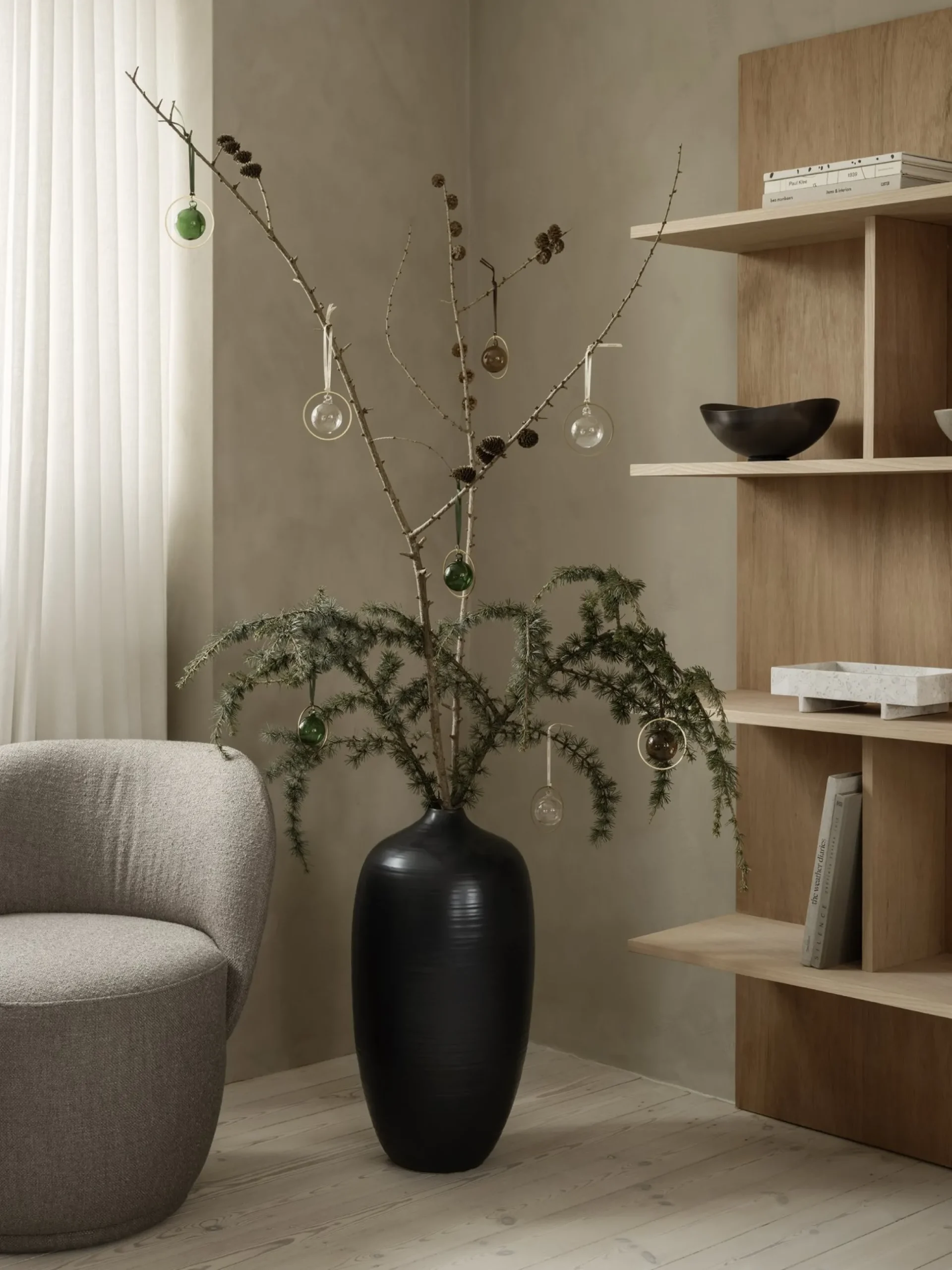 Marmor Tablett -ABENTO- Farbe Nimbus Cloud