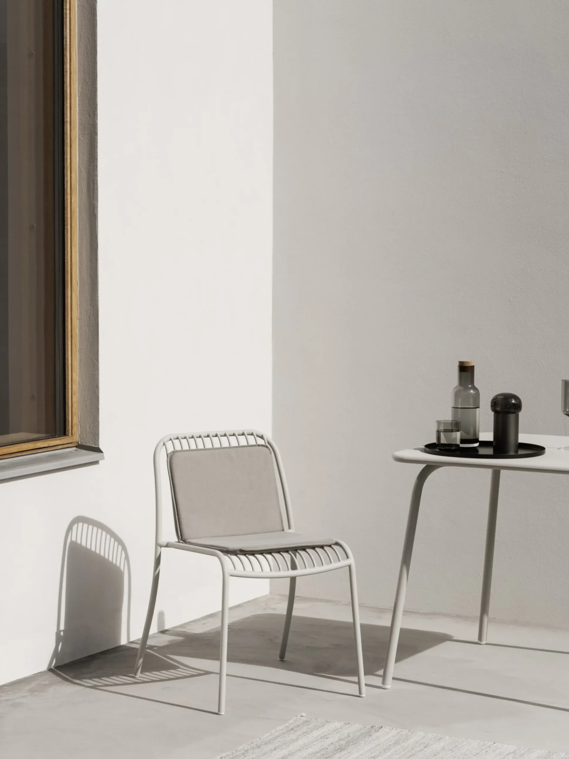 Mobile Leuchte -IRIS- Farbe Gun Metal - Size 10 x 18 cm