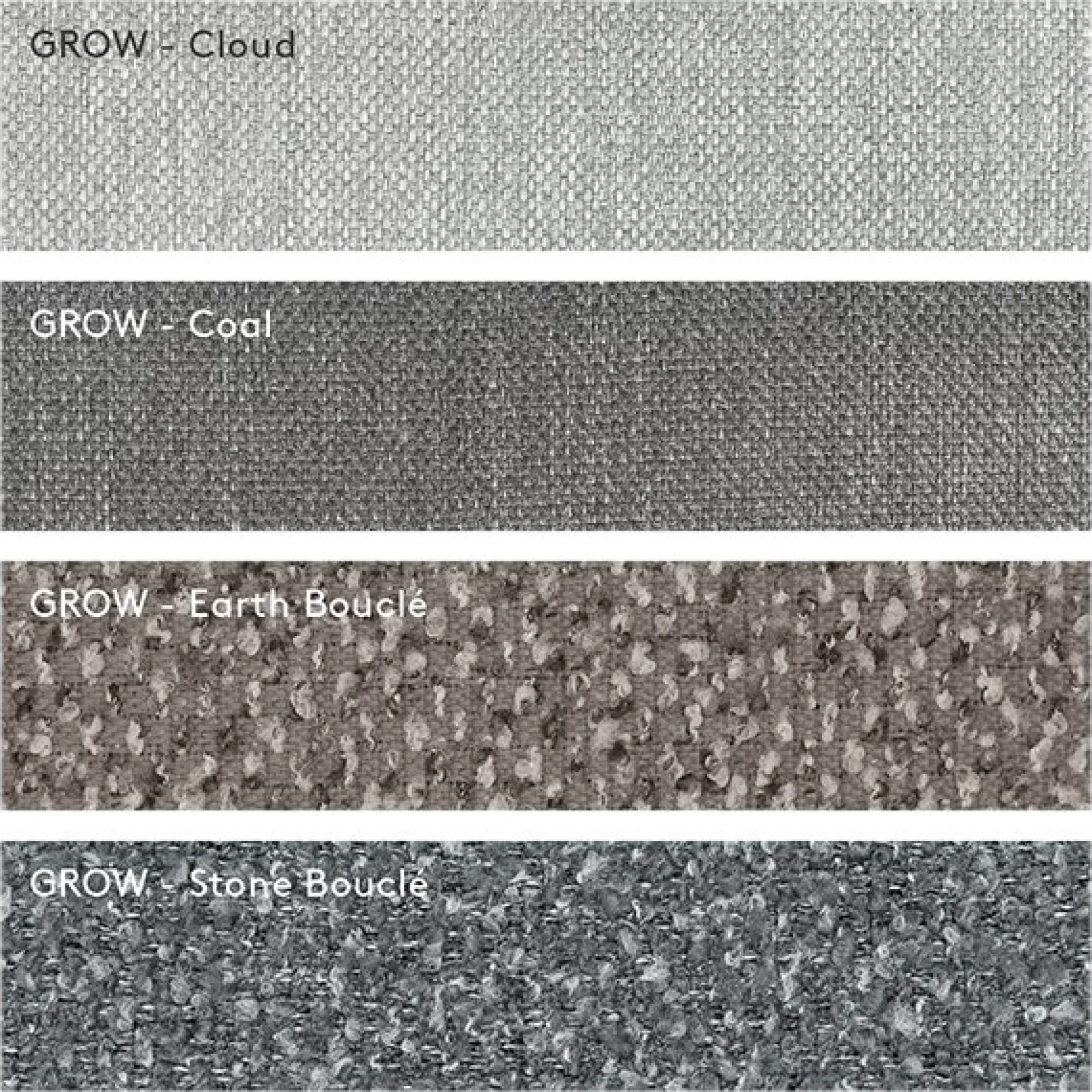 Outdoor 2-Sitzer Modul -GROW- Farbe Earth Bouclé (exkl. Bodenplatte)