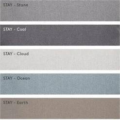 Outdoor-Bett -STAY- Stone Size S 80 x 190 cm