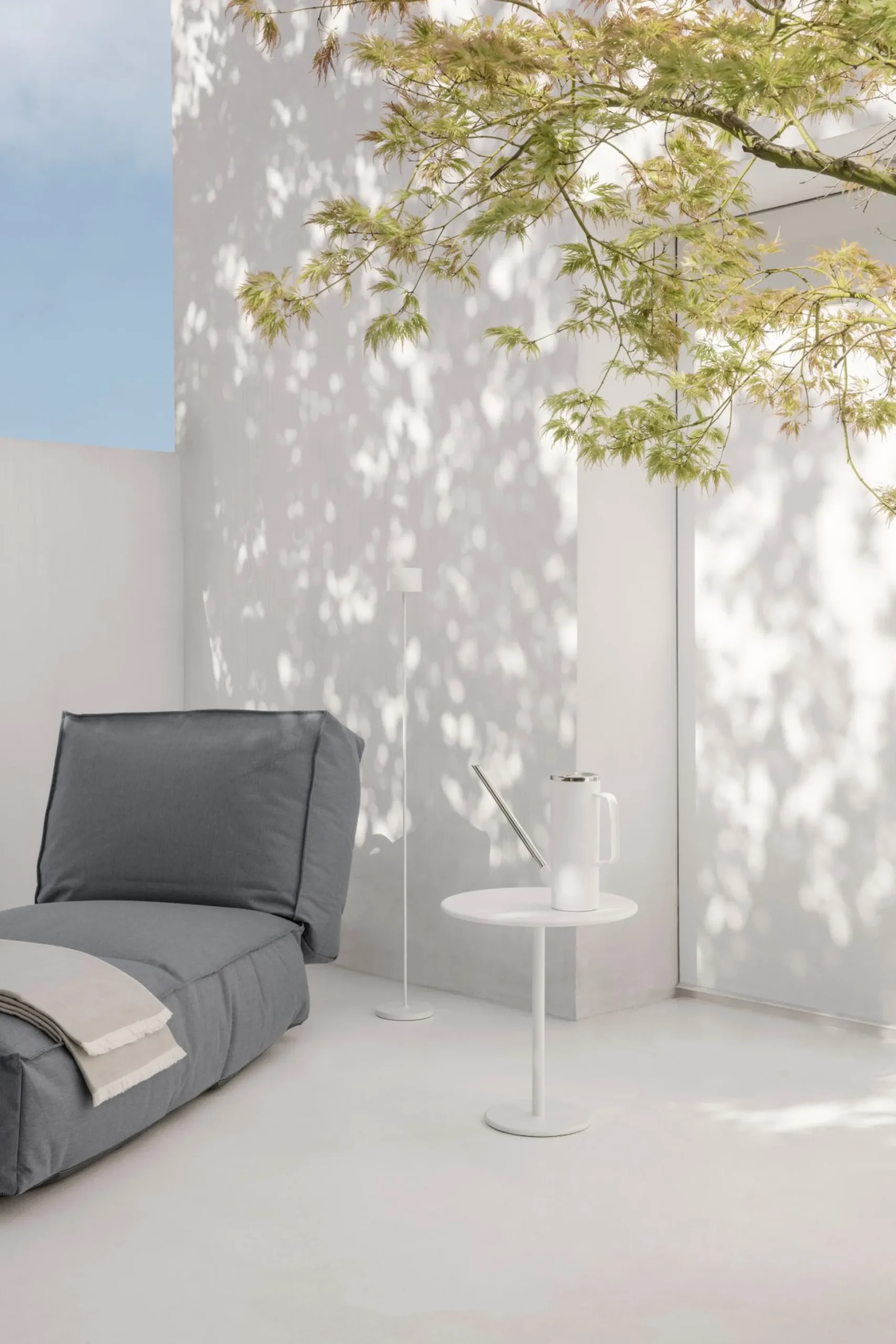 Outdoor-Bett -STAY- Stone Size S 80 x 190 cm