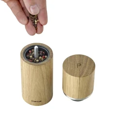 Salz- & Pfeffermühle -PEPE- Farbe Oak 2er Set