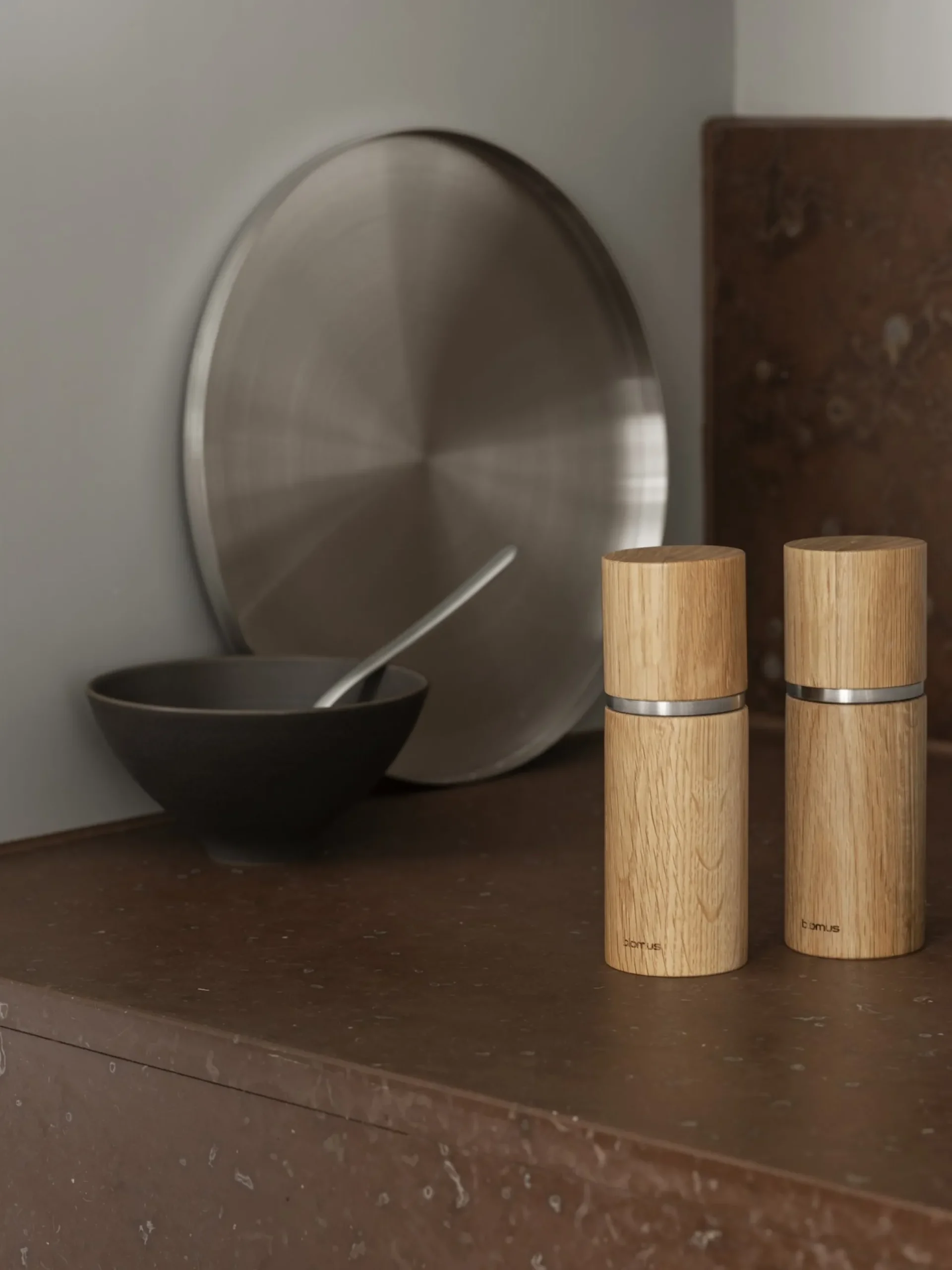 Salz- & Pfeffermühle -PEPE- Farbe Oak 2er Set
