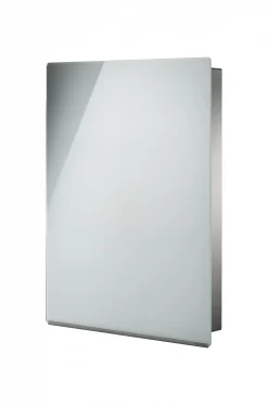 Schlüsselkasten/GlasMagnettafel -VELIO- White 30 x 40 cm
