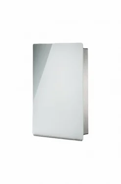 Schlüsselkasten/GlasMagnettafel -VELIO- White 30 x 20 cm Hochformat