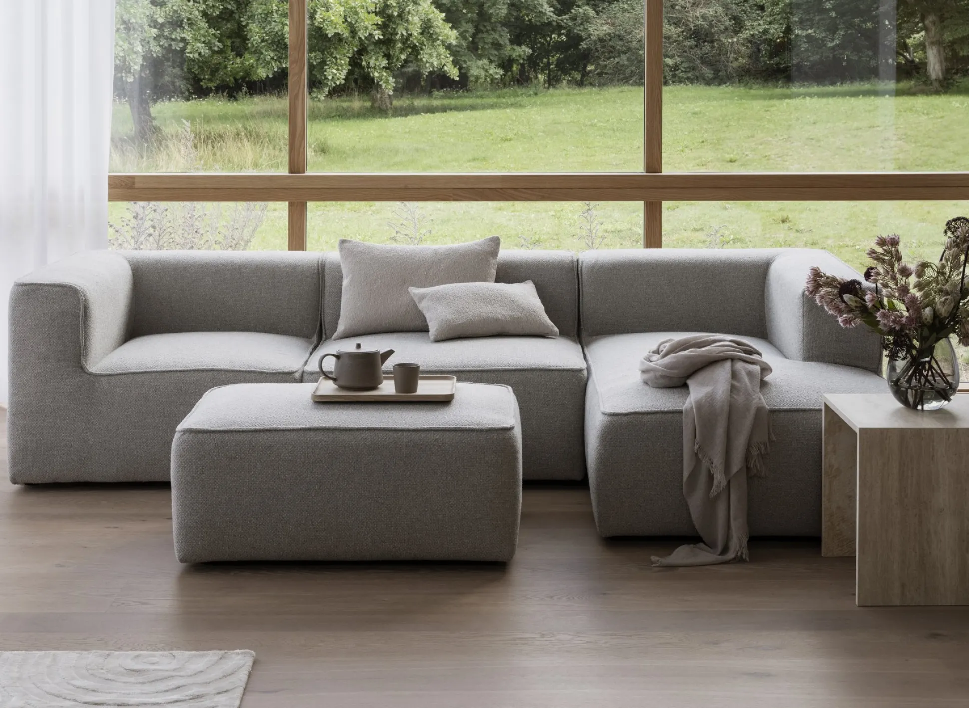 Serviertablett -OKU- Farbe Oak Size L
