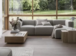 Set 2 Beistelltische -VARU- aus Travertin Farbe Beige