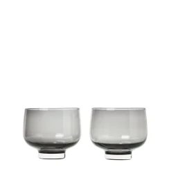 Set 2 Trinkgläser -FLOW- Farbe Smoke Size 220 ml