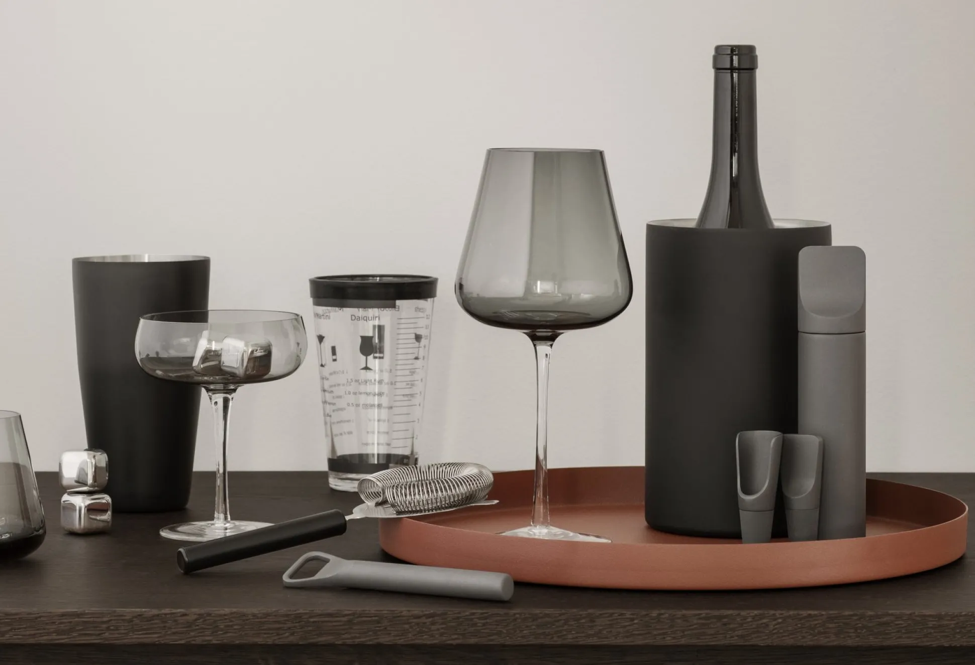 Set 2 Weißweingläser -BELO- Smoke 400 ml