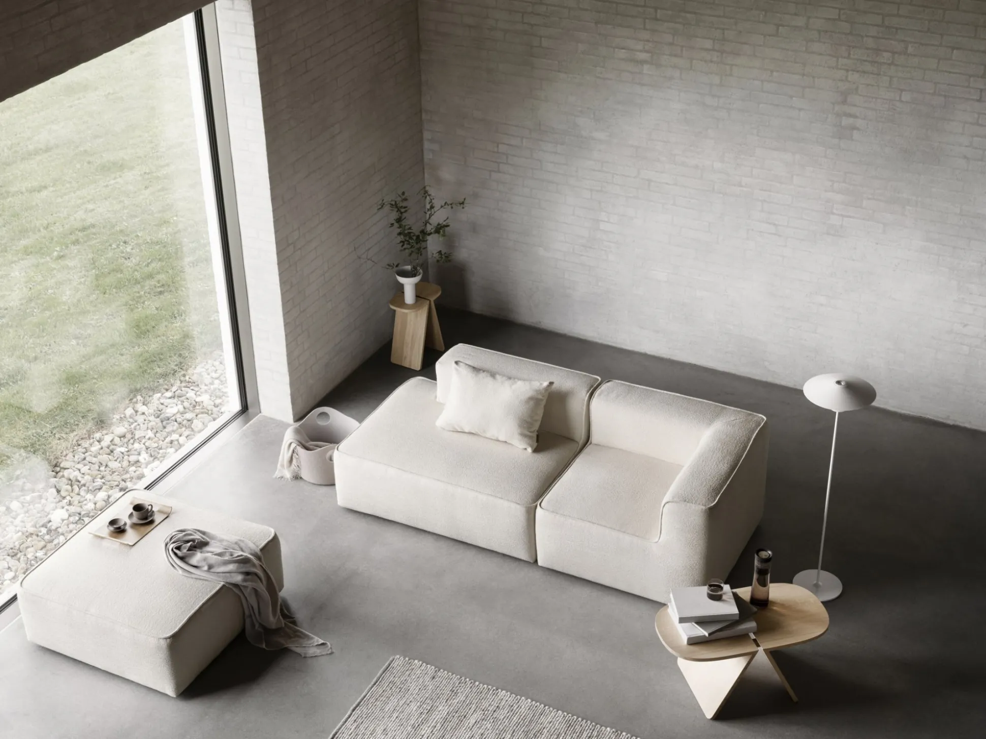 Sofatisch -AVIO- Farbe Oak 40 x 80 cm