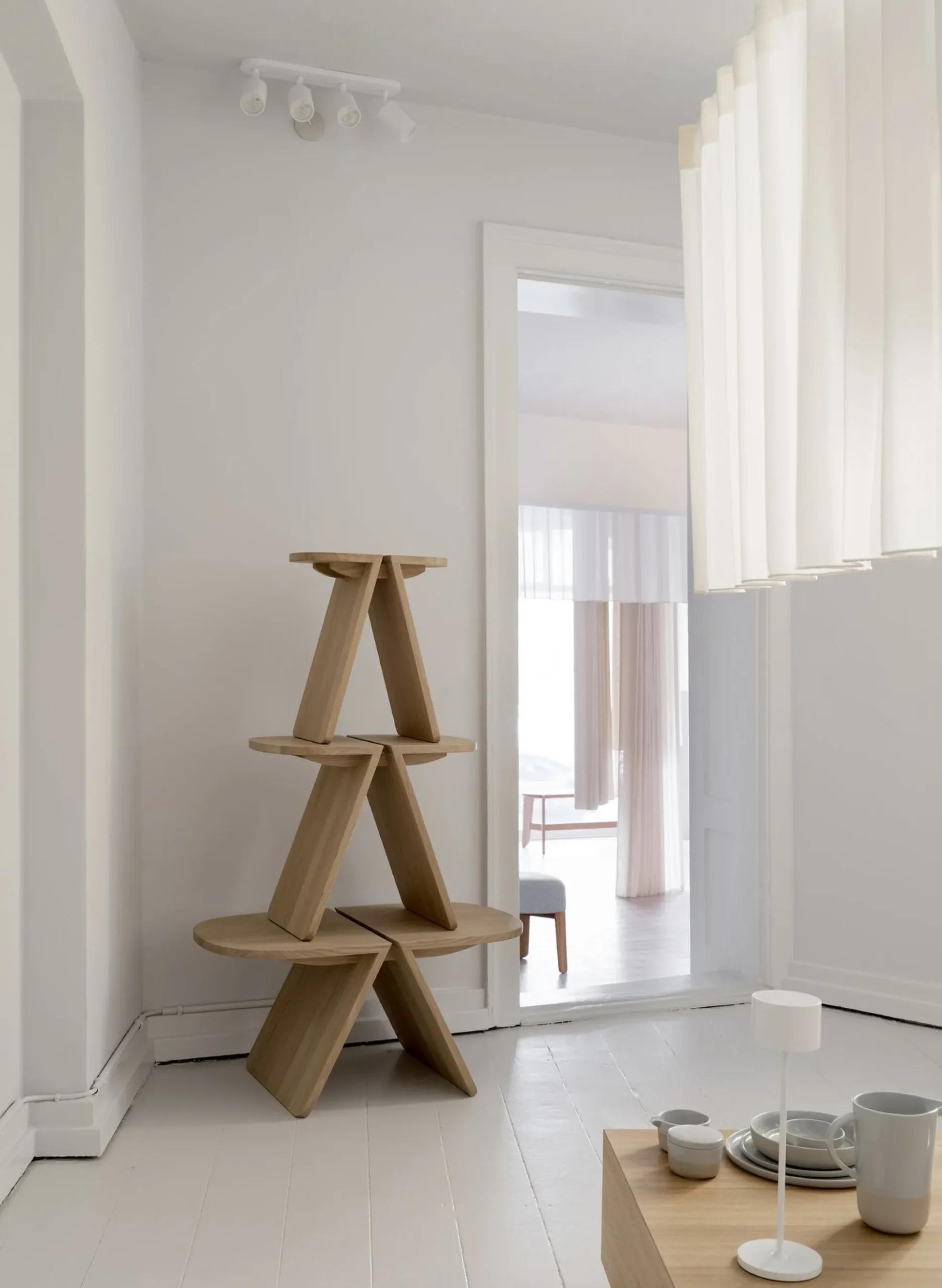 Sofatisch -AVIO- Farbe Oak 40 x 80 cm