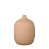 Vase -CEOLA- Farbe Amber Brown Höhe 19 cm