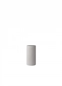 Vase -COLUNA- Hellgrau Höhe 24 cm