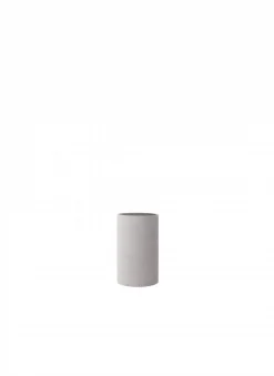 Vase -COLUNA- Hellgrau Höhe 20 cm