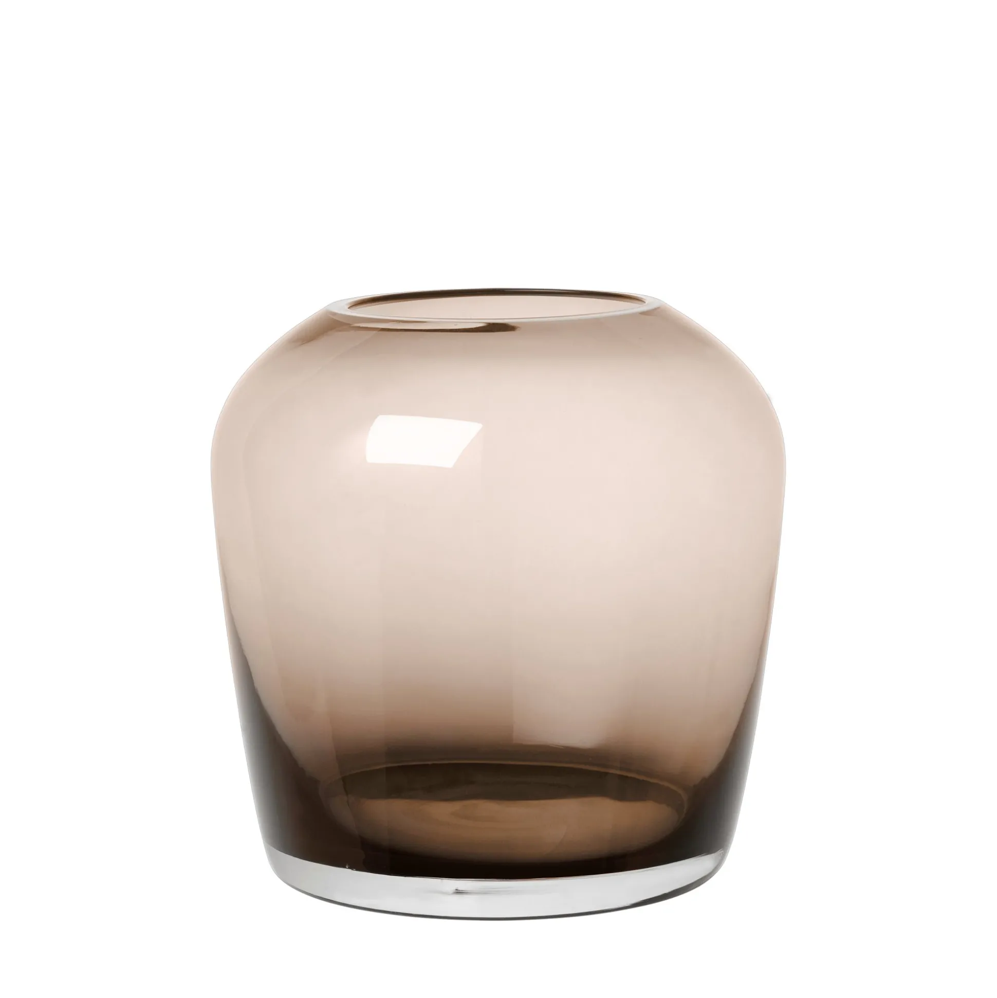 Vase -LETA- Coffee - Size 15 cm