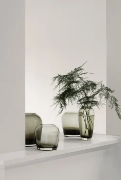 Vase -LETA- Coffee - Size 15 cm
