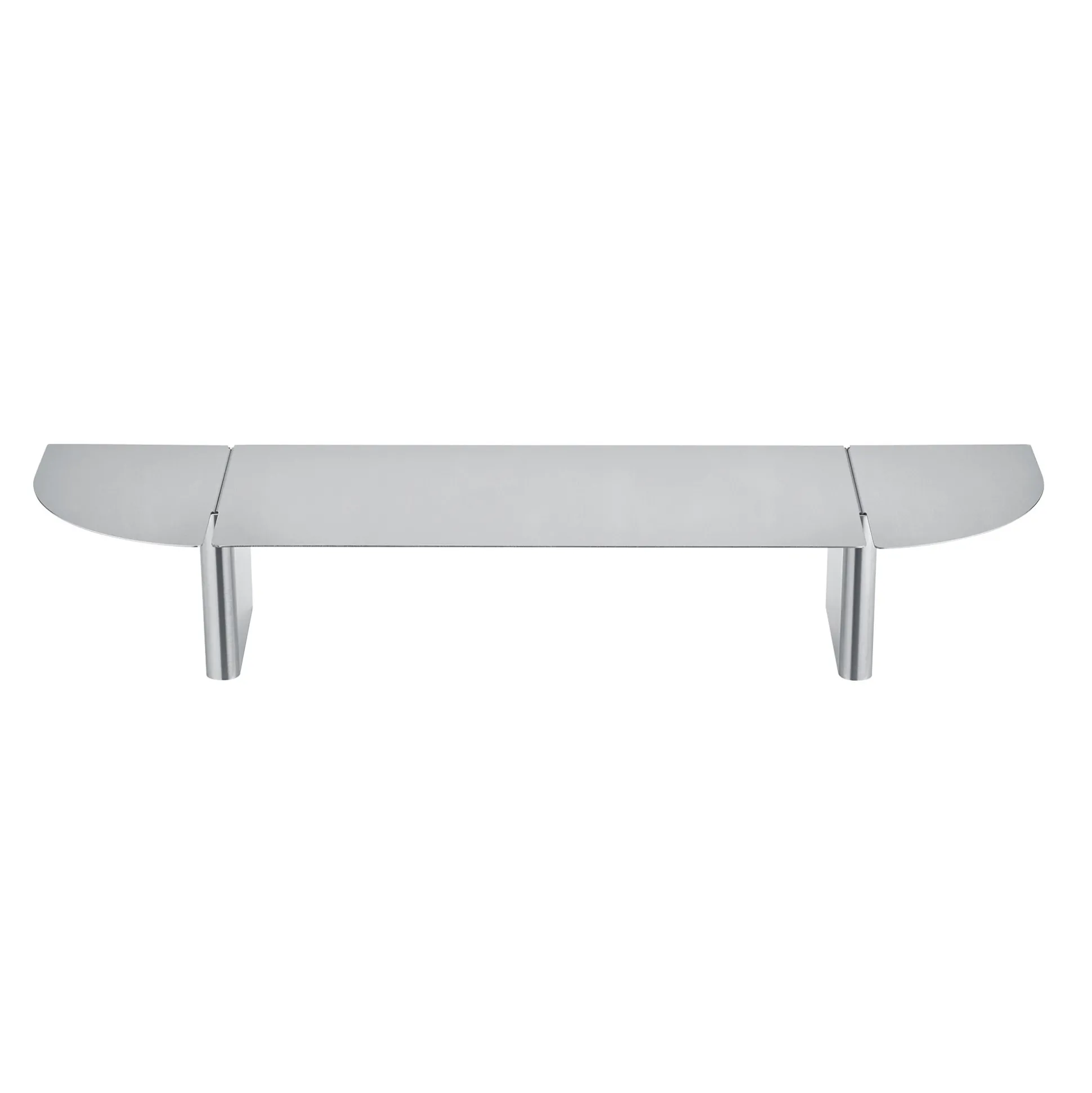 Wandregal -ORU- Farbe Edelstahl Matt Size L