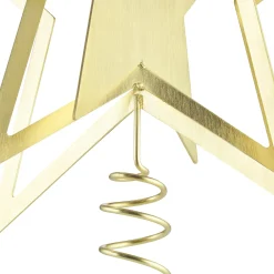 Weihnachtsbaumspitze -KITAI- Stern, Farbe Brass