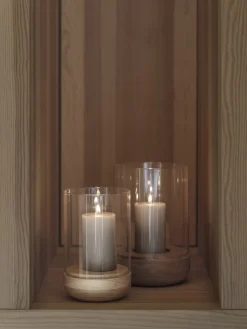 Windlicht -LANTO- Farbe Oak - Size L